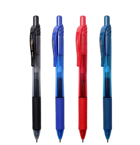 6pcs Pentel Energel Gel Pen BL107 0.7mm Quick Drying Ink Push Type Pens Writting Smooth Signature Pen School Supplies