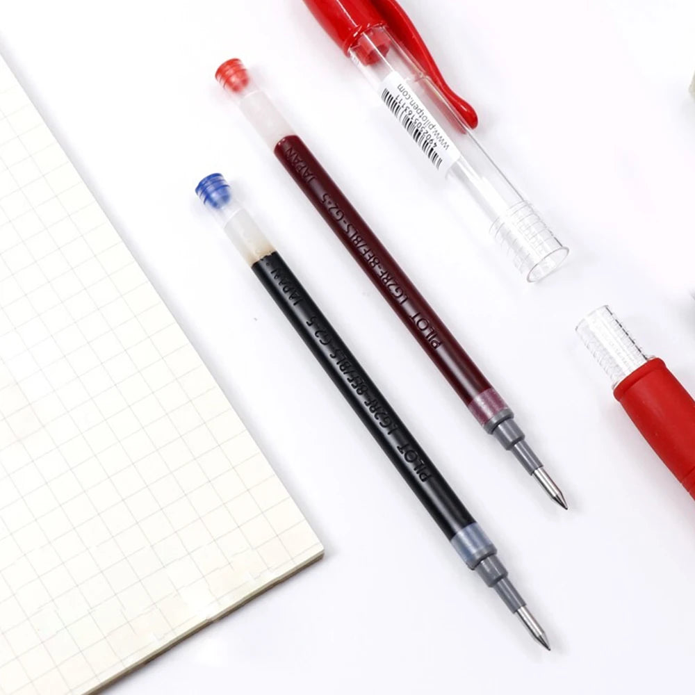3pcs Japan Pilot Gel Pens Large Capacity BL-G2 0.5/0.7mm Writing Pen Red Blue Black School Office Supplies Children's Stationery