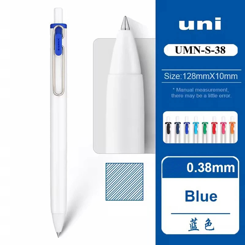 Uni-ball ZENTO Gel Ink Pen 0.38mm/0.5mm – Japanese Smooth Writing Rollerball Pen, Fine Point Signature Pen for School, Office & Journaling