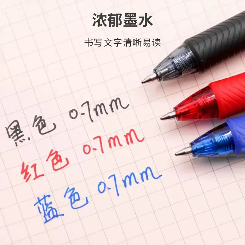 6pcs Pentel Energel Gel Pen BL107 0.7mm Quick Drying Ink Push Type Pens Writting Smooth Signature Pen School Supplies