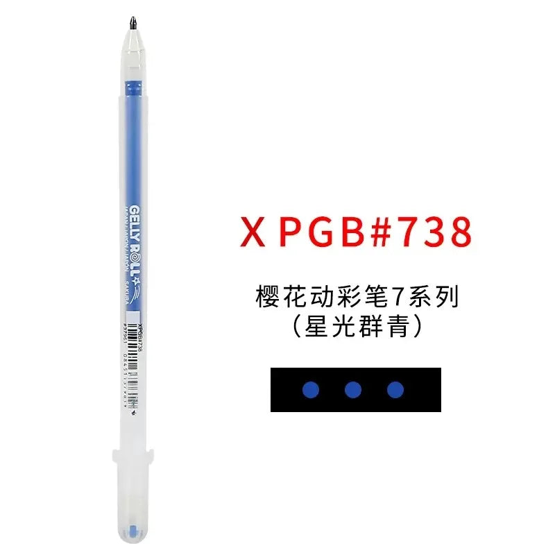 SAKURA Gelly Roll White Gel Pen – Fine, Medium & Bold Tip | Japanese White Ink Pen for Journaling, Art & Sketching