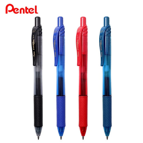 6pcs Pentel Energel Gel Pen BL107 0.7mm Quick Drying Ink Push Type Pens Writting Smooth Signature Pen School Supplies