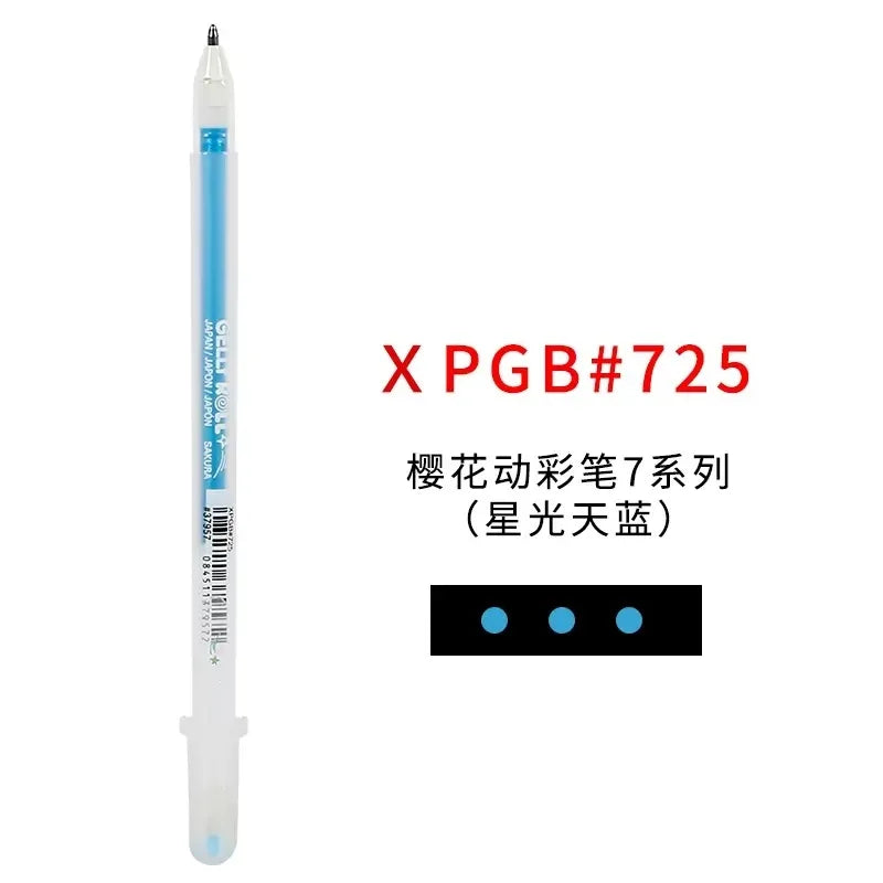 SAKURA Gelly Roll White Gel Pen – Fine, Medium & Bold Tip | Japanese White Ink Pen for Journaling, Art & Sketching