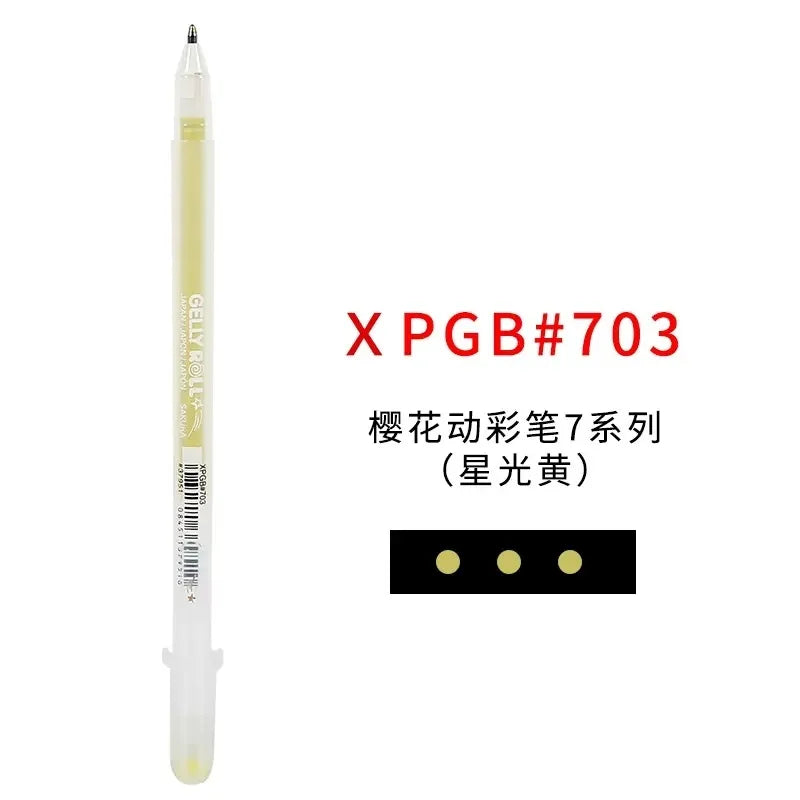 SAKURA Gelly Roll White Gel Pen – Fine, Medium & Bold Tip | Japanese White Ink Pen for Journaling, Art & Sketching
