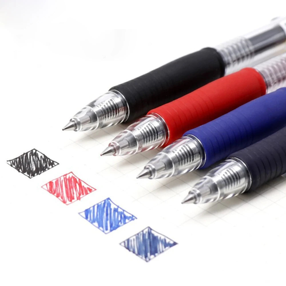3pcs Japan Pilot Gel Pens Large Capacity BL-G2 0.5/0.7mm Writing Pen Red Blue Black School Office Supplies Children's Stationery