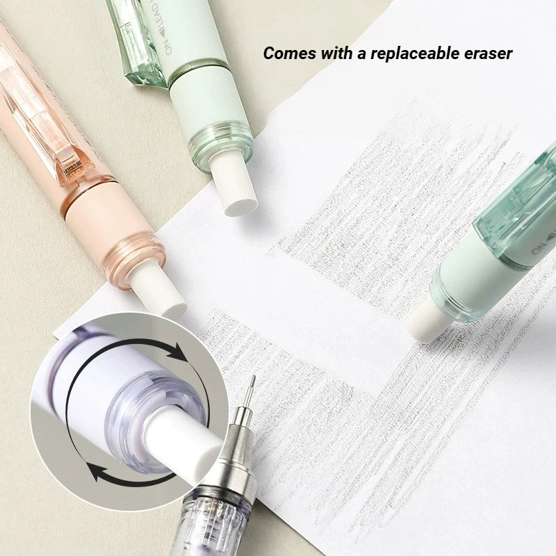 TOMBOW MONO Mechanical Pencil Eraser Set 0.5mm Pastel Glass Mineral Color Limit Edition Japanese Stationery School Supplies