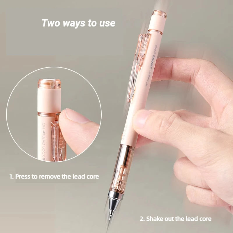 TOMBOW MONO Mechanical Pencil Eraser Set 0.5mm Pastel Glass Mineral Color Limit Edition Japanese Stationery School Supplies