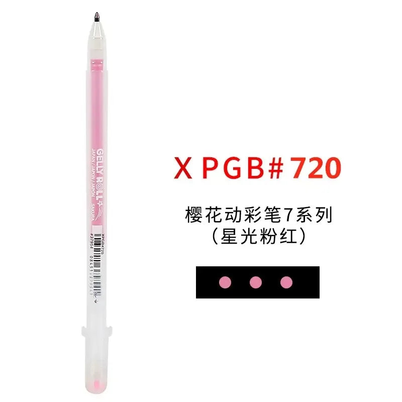 SAKURA Gelly Roll White Gel Pen – Fine, Medium & Bold Tip | Japanese White Ink Pen for Journaling, Art & Sketching