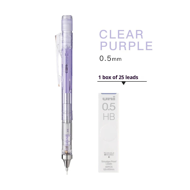 TOMBOW MONO Graph Shaker Mechanical Pencil,0.3/0.5mm Frosted Clear Rod Low Center of Gravity Design,Shake-to-Advance Art Supplie