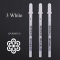 SAKURA Gelly Roll White Gel Pen – Fine, Medium & Bold Tip | Japanese White Ink Pen for Journaling, Art & Sketching