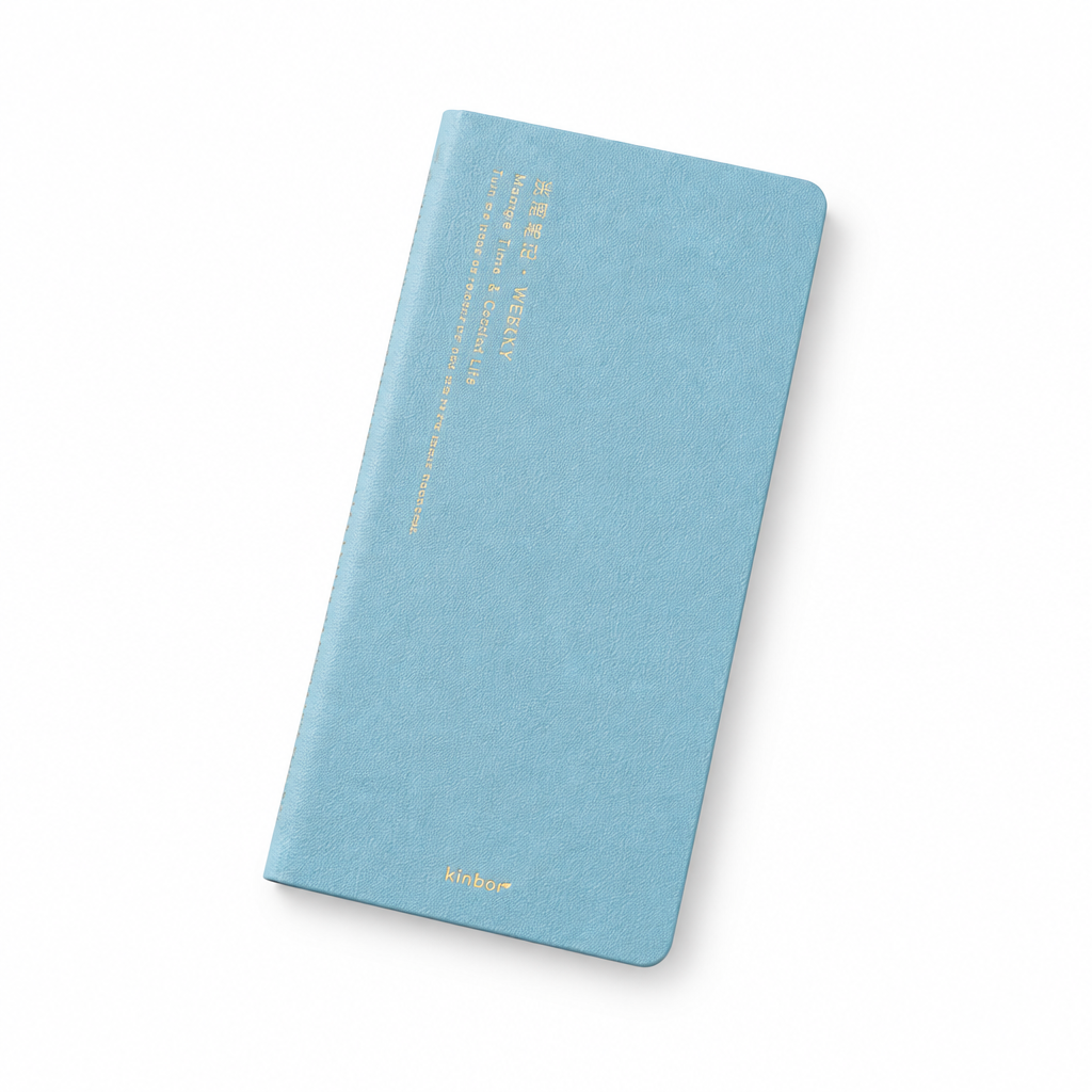 Agenda Kinbor azul, imagen individual de catálogo