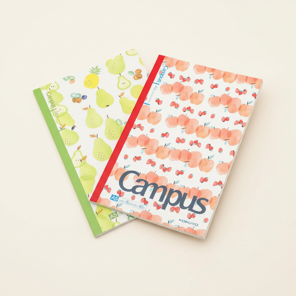 KOKUYO Campus Notebook A5 Fruit en composición de catálogo