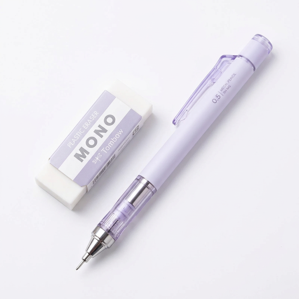 Mineral Purple con goma sobre fondo blanco