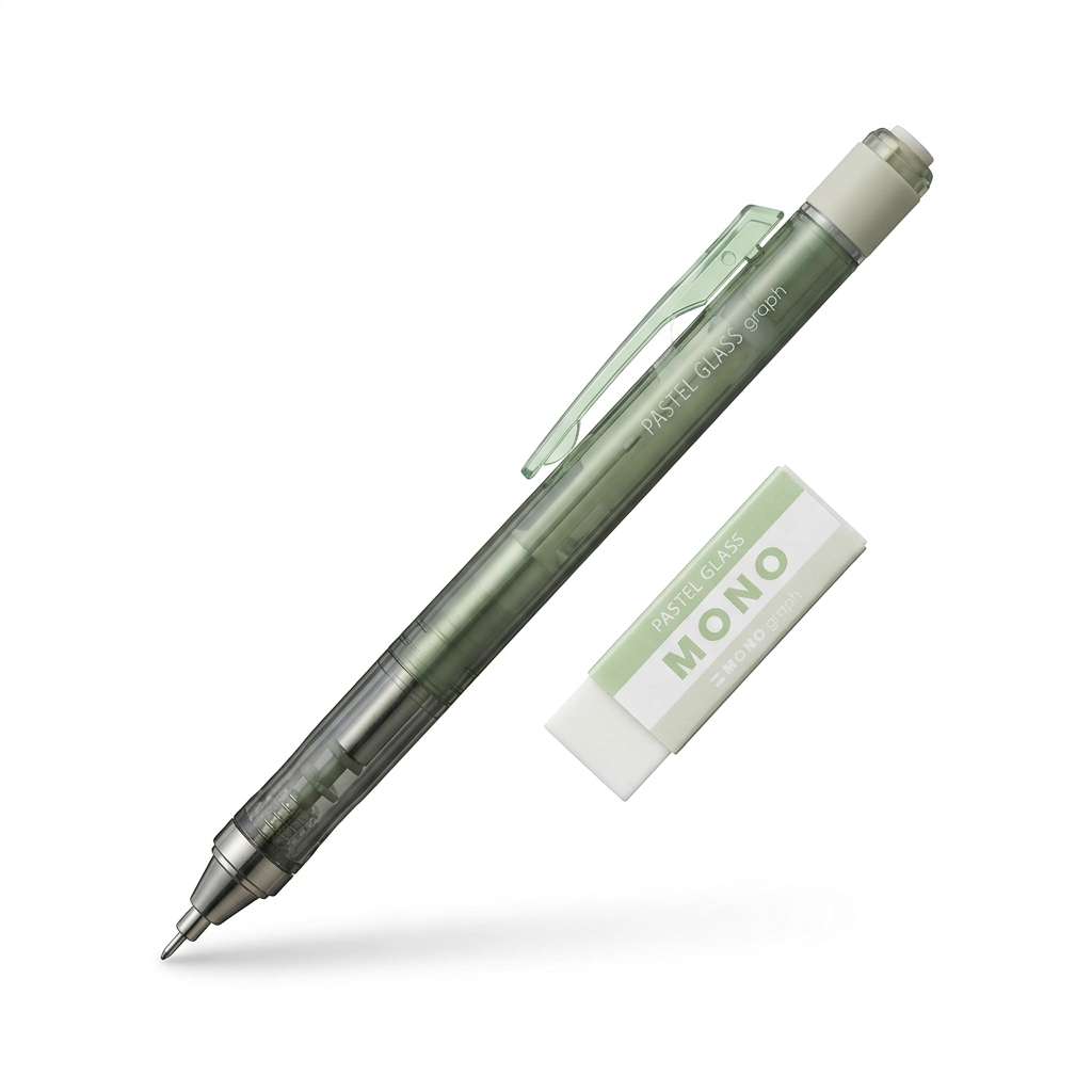Pastel Glass Green con goma