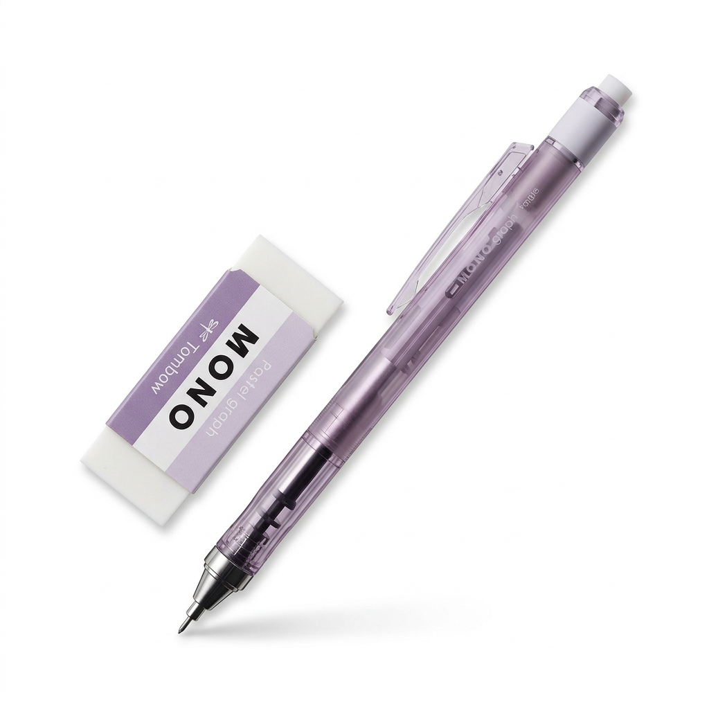 Pastel Glass Purple con goma