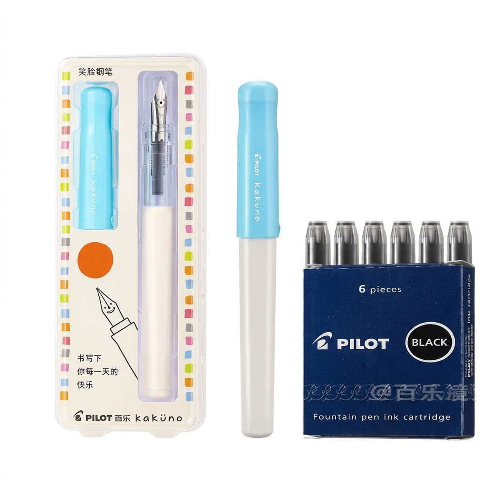 PILOT Kakuno azul claro, edición de catálogo