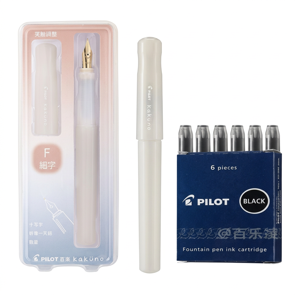 PILOT Kakuno Madoromi Ivory, edición de catálogo centrada