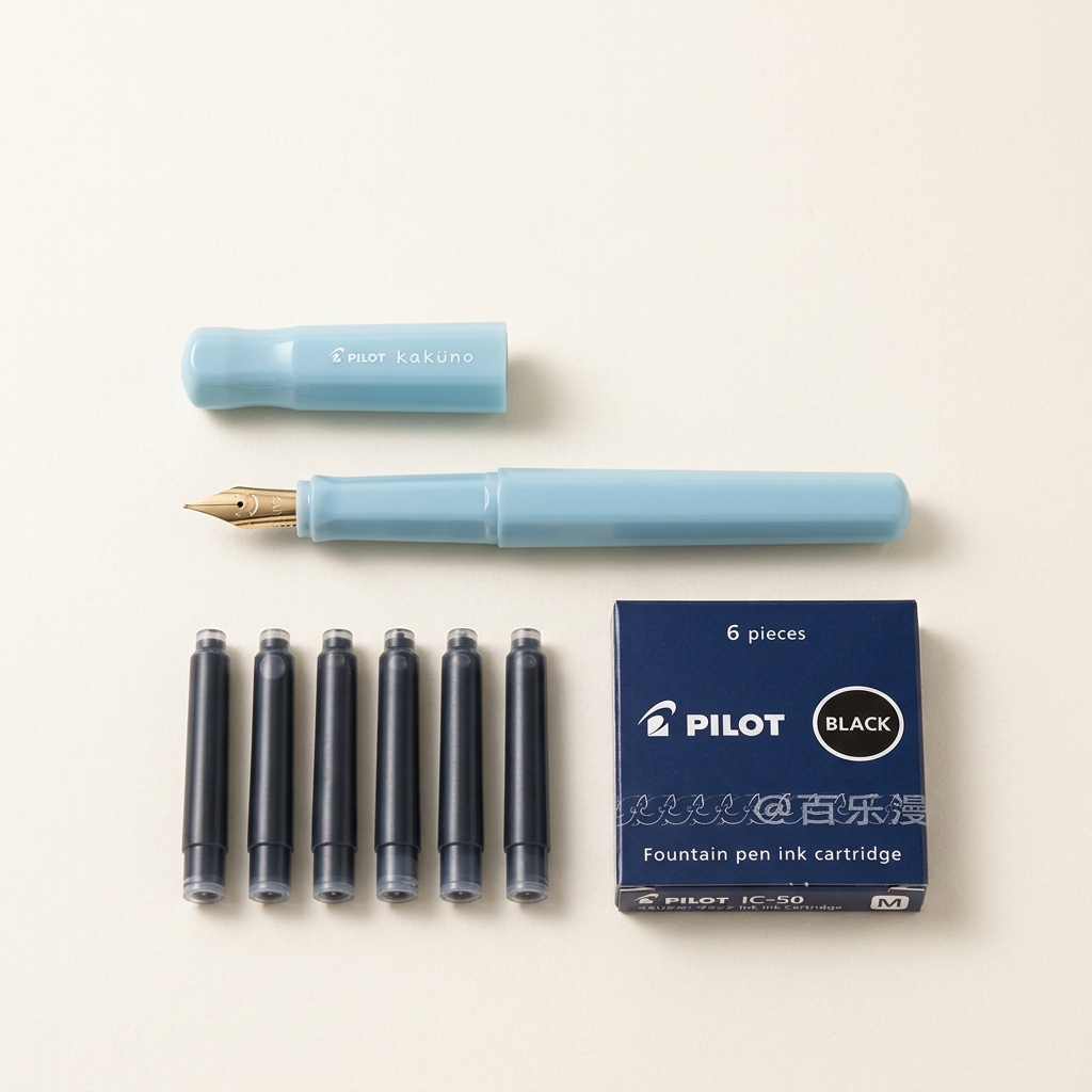 Set PILOT Kakuno Madoromi Light Blue